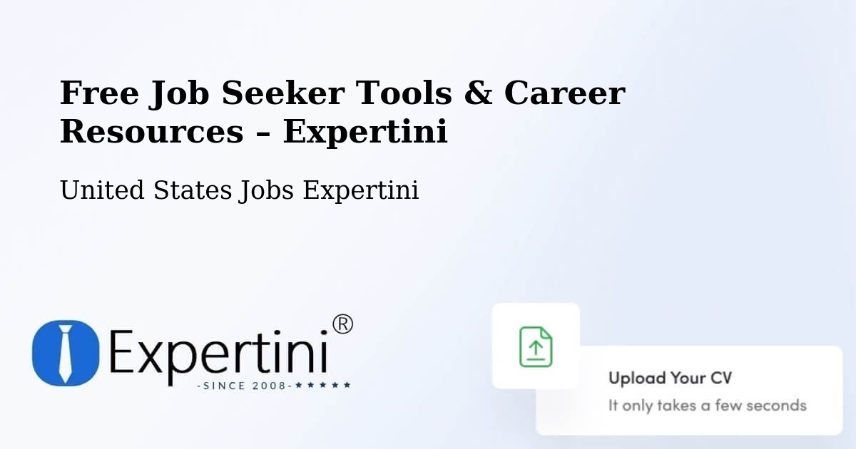 Free Job Seeker Tools & Career Resources – Pajonal - Pajonal, United States Jobs Expertini